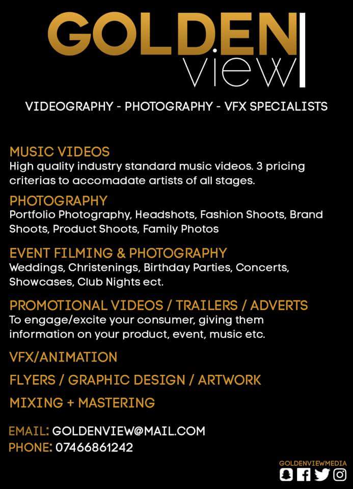 bashrobeats's tweet photo. For all your media needs contact @GoldenViewMedia!! Get in touch for that professional touch https://t.co/S2bBV229MA