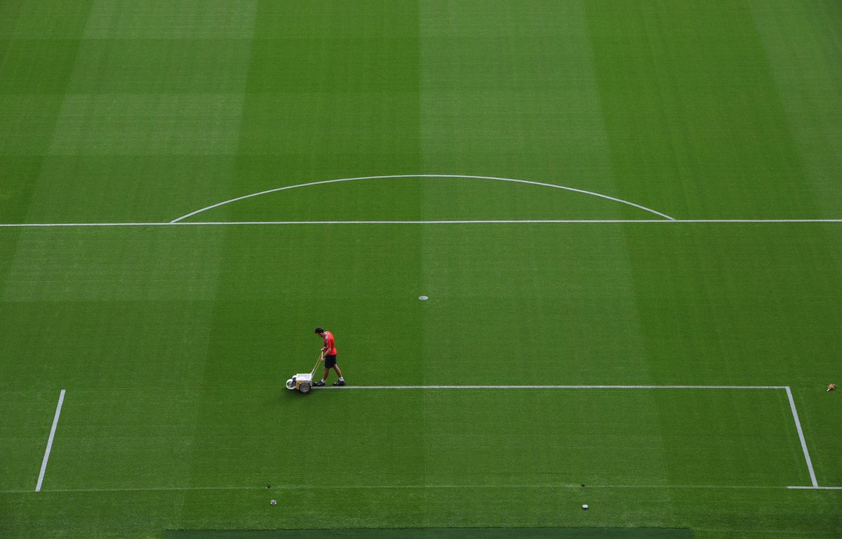 Arsenal's tweet photo. We can't wait to be back here on Sunday 

#AFCvLFC https://t.co/zPGEu6VrMg