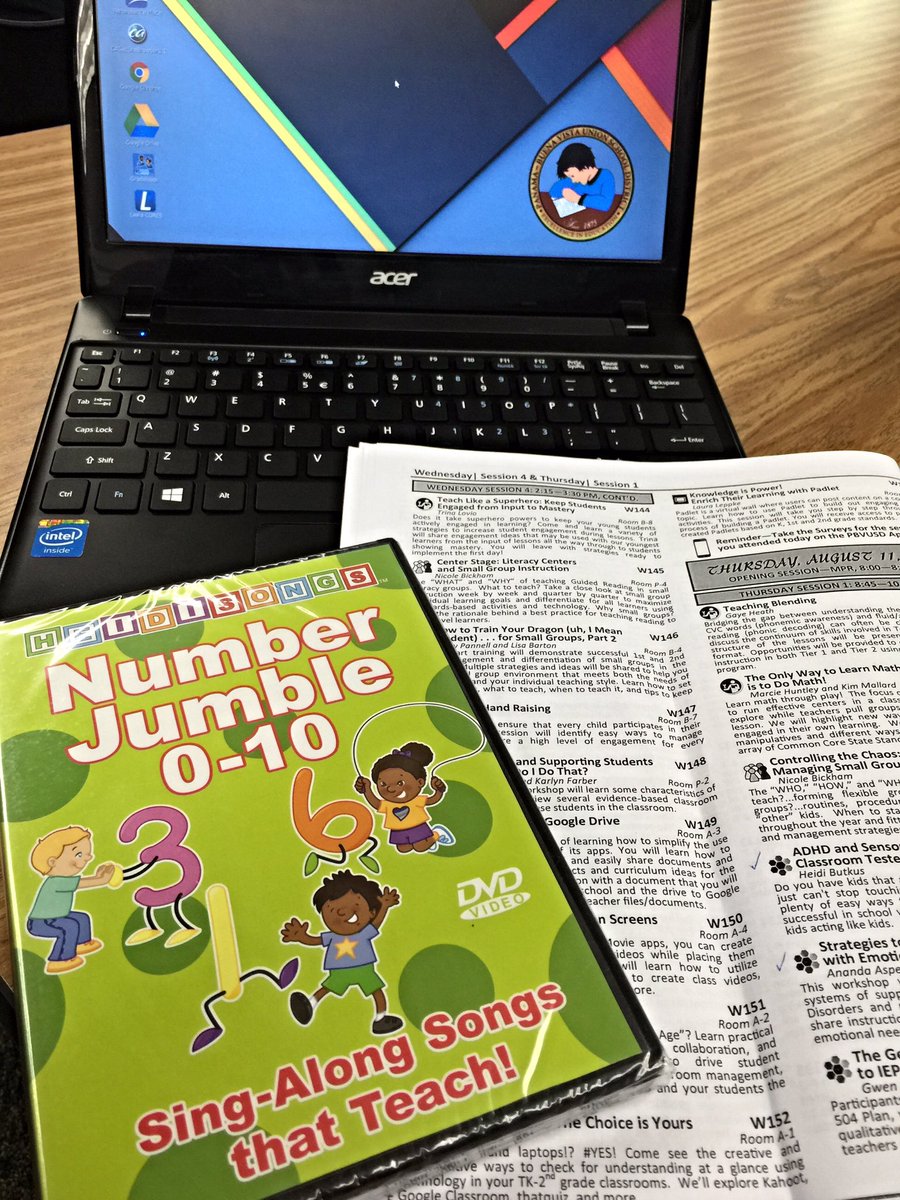 MegLaValley's tweet photo. Thank you PBVUSD! Excited for my new dvd. Perfect for my little Wranglers! #pbvcon #heidisongs @LuckyWrangler https://t.co/gJm7bJkWPU
