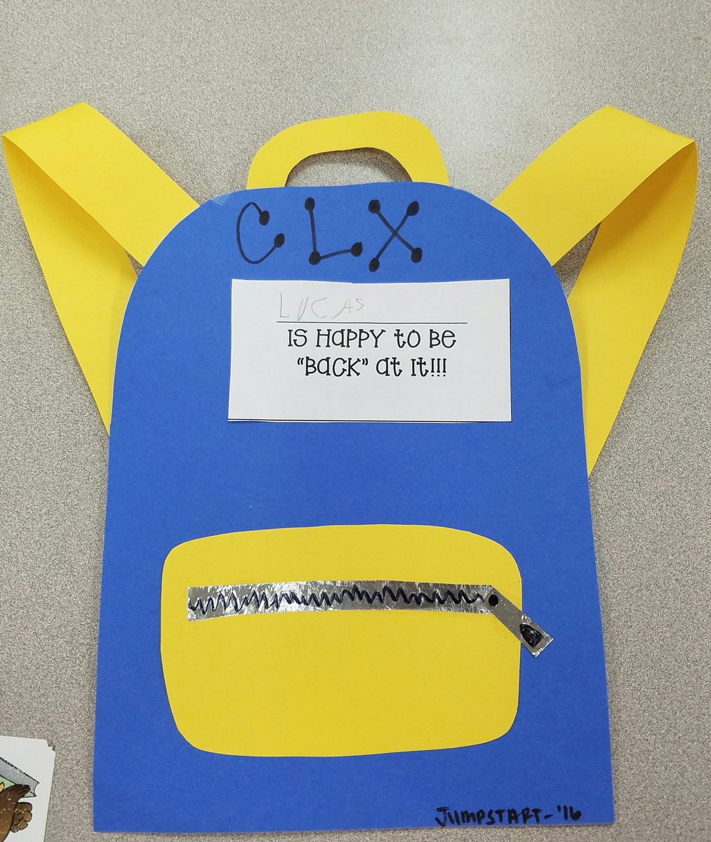 mrstannerkinder's tweet photo. My Claxton Jumpstarters have definitely been "Back" at it this summer!  They are the best! #CLXArts https://t.co/NVTvwptusy
