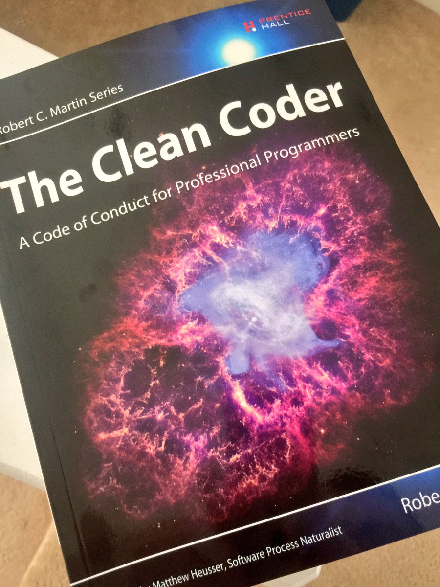 kyledecot's tweet image. Just started on a new book #TheCleanCoder