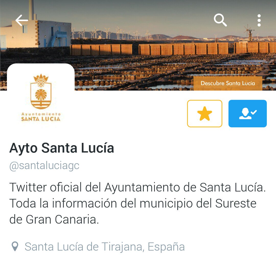 rauldepablo81's tweet photo. En marcha el Twitter Oficial del Ayto de Santa Lucía. La actualidad del municipio en 140 caracteres.
#santaluciagc https://t.co/55o4SbQfvZ