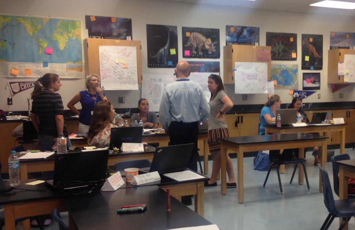 CCSD_IB's tweet photo. More IB PYP and MYP teachers learning, collaborating and planning here at our CCSD District IB Workshop! #CCSDIB https://t.co/lO3RxezjxY