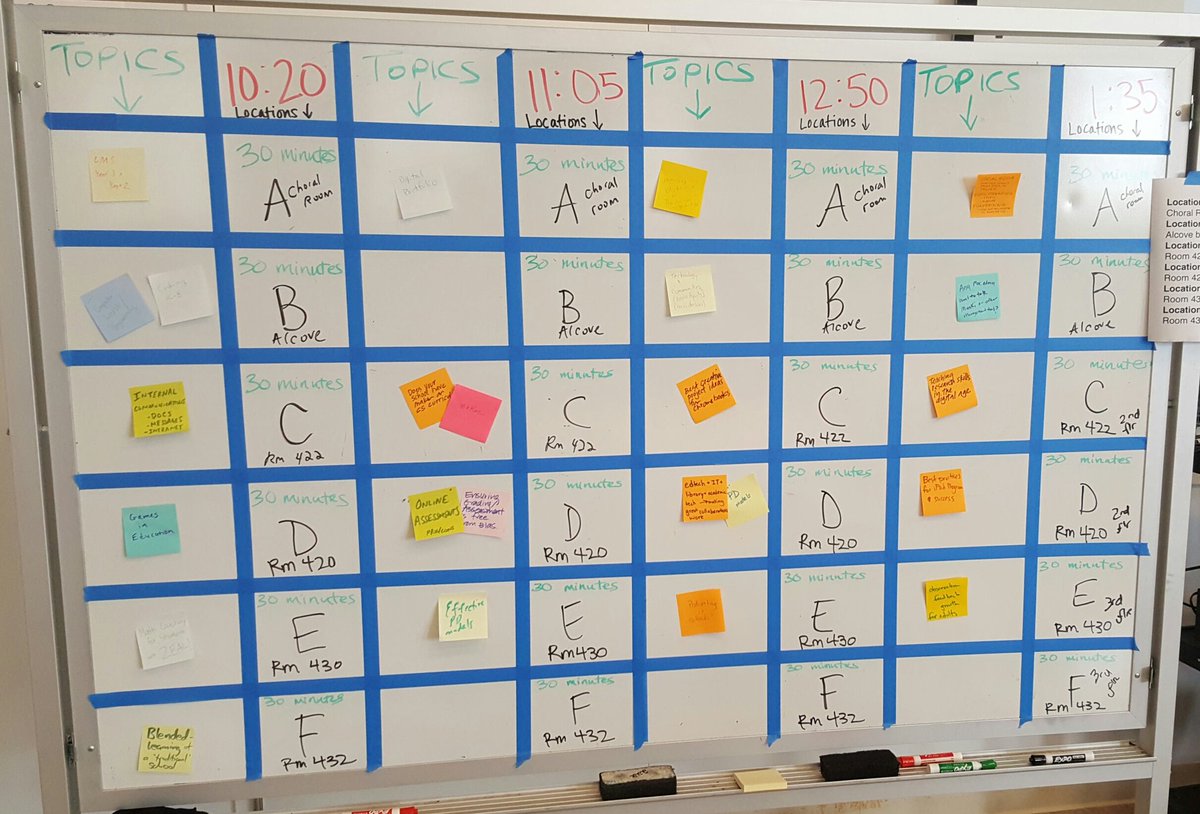 markpicketts's tweet photo. Great conversations at #unconference2016. Thanks @j3ntech and organizers! The board: https://t.co/FhwZ0t1vPZ