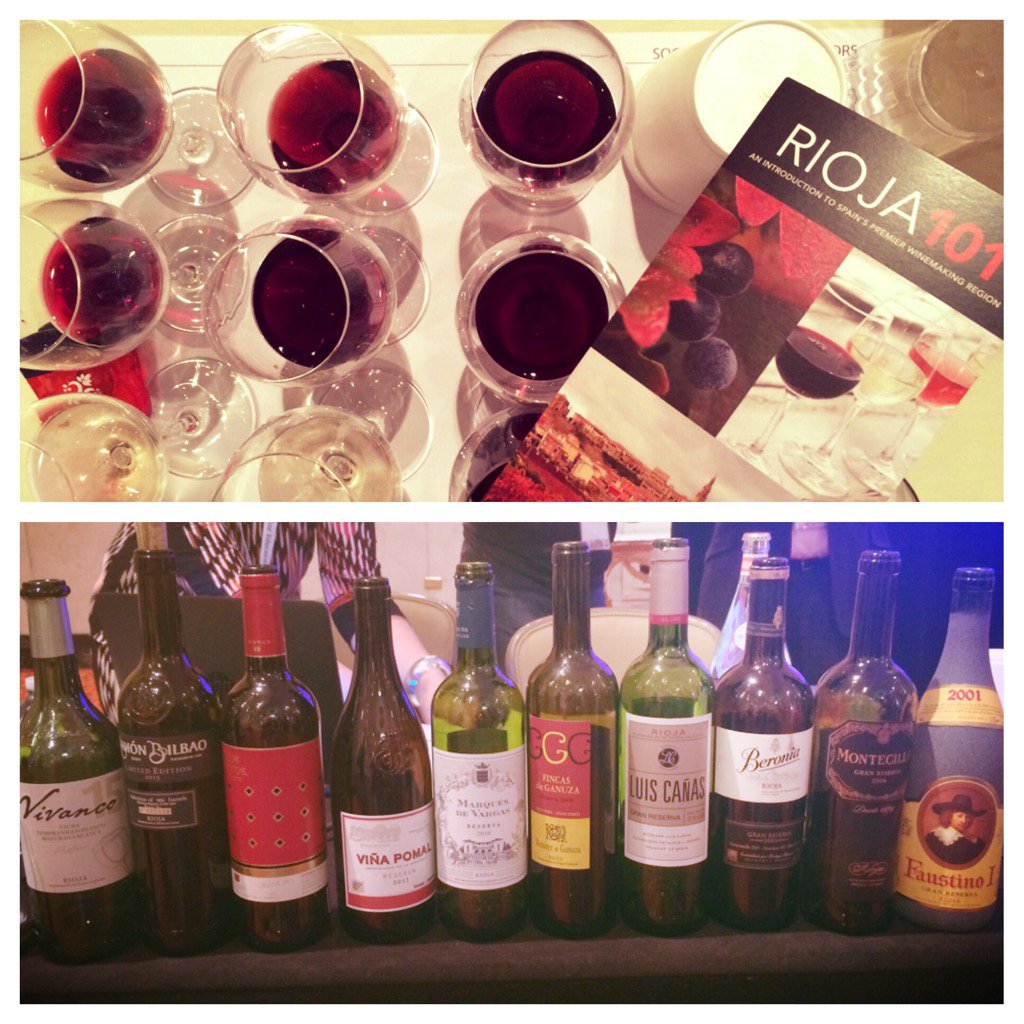 Tasting #Rioja back to 2001 vintage. These wines age very gracefully! #SWEconf2016 #tempranillo