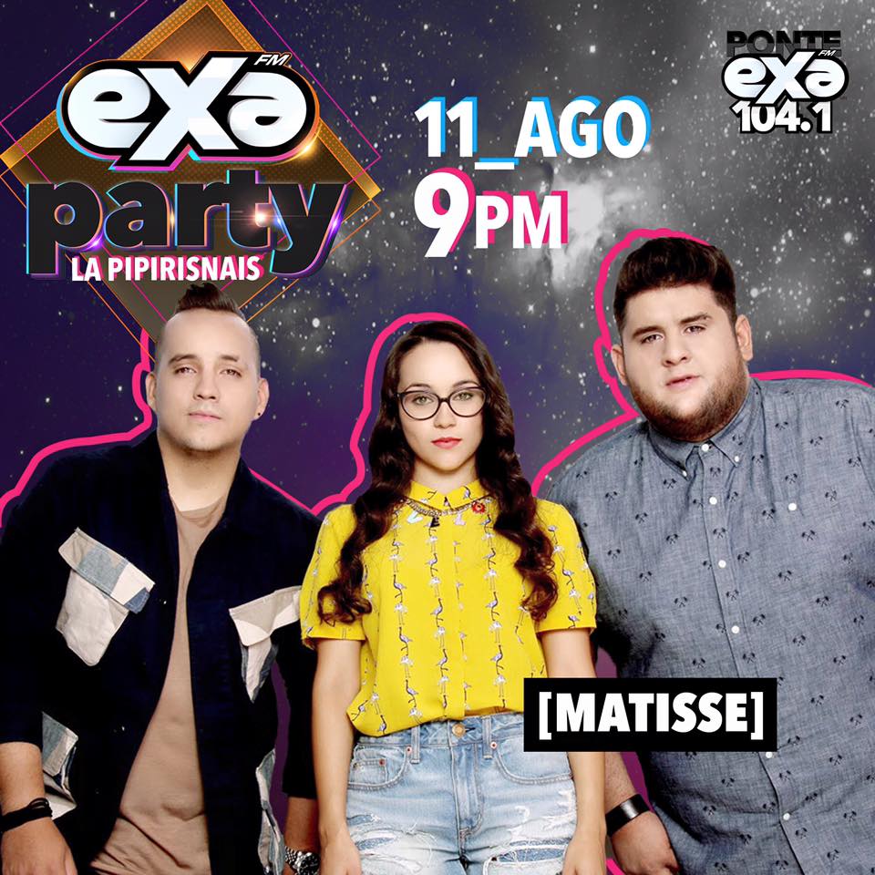 ExaFmLeon's tweet photo. @Matisse_Mx ya llegó a #LEON! ve la #EXAPartyLeon hoy a las 9pm en https://t.co/SYkClkoBQc RT https://t.co/UZqjoJ5eHM