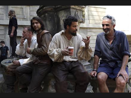 JuttaFreudig's tweet photo. #MusketeersEurope #MusketeersMemory Having a break of #TheMusketeers Roman Hugo Luke Howie Mike #ThrowbackThursday https://t.co/ZCzHebiK4b