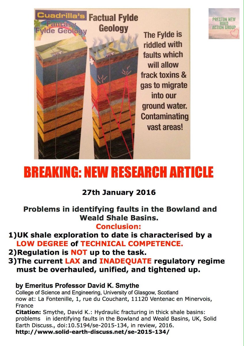 NoFrackLancs's tweet photo. Cuadrilla's fantasy geology and their "low degree of technical competence" #fracking #failures https://t.co/MBhynPTWGe