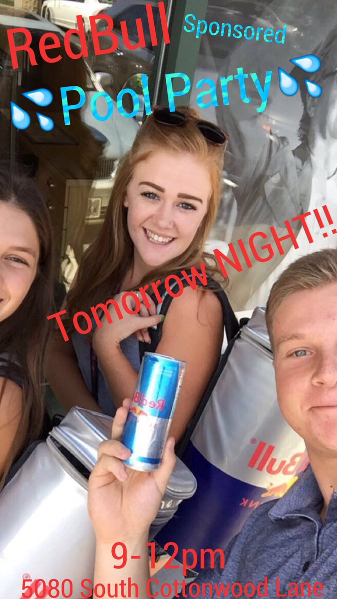UtahTurnUps's tweet photo. Tomorrow Night!! 🎉HUGE Pool Party🎉 FREE with RT🙌 9-12pm 5080 Cottonwood Lane🏊 https://t.co/brIVVnmrr3