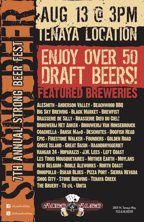 ACESANDALESTENA's tweet image. Getting Thirsty Yet! 7th Annual Strong Beer Fest! Sat, Aug. 13th, 3pm ~ Tenaya Location -- 50+ of the GREATEST be...