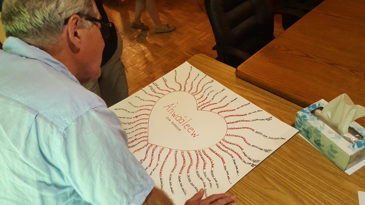 DZimmerAurora's tweet photo. The many ways to say "I love you" in Lenape #DelawareNation. Beautiful visit to the language centre. https://t.co/PDTCiUAYv8