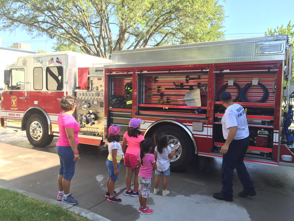 The Vasquez family came to visit Station 1 today.