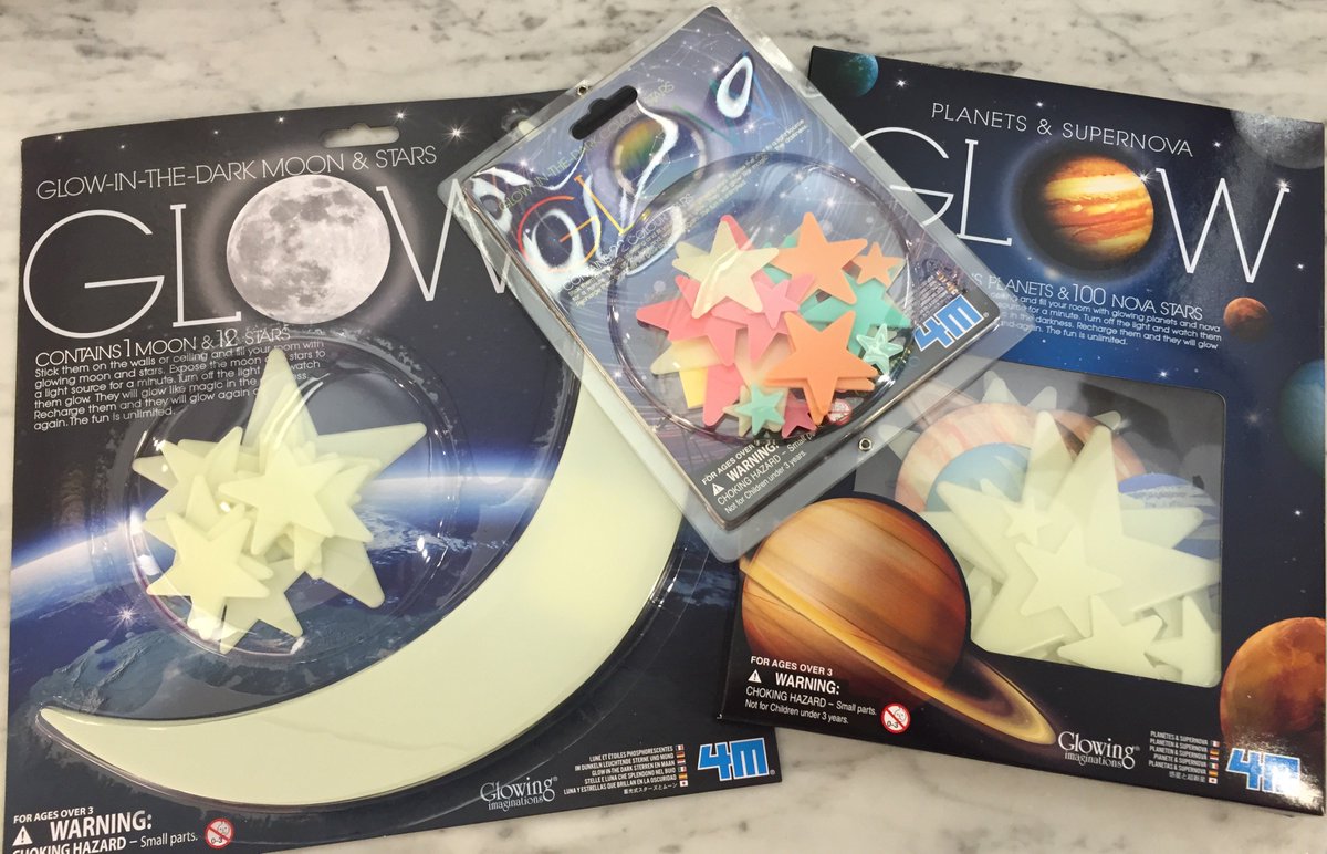 We have a thing for space here at Cowboys &amp; Angels! Plus, these glow ;) #CAtoystore #glowinthedark #planets #moon
