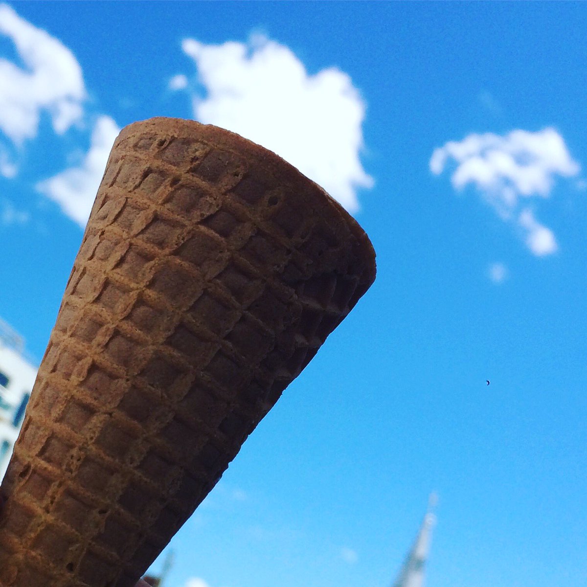 It's so hot! You need the cold and creamy!!!