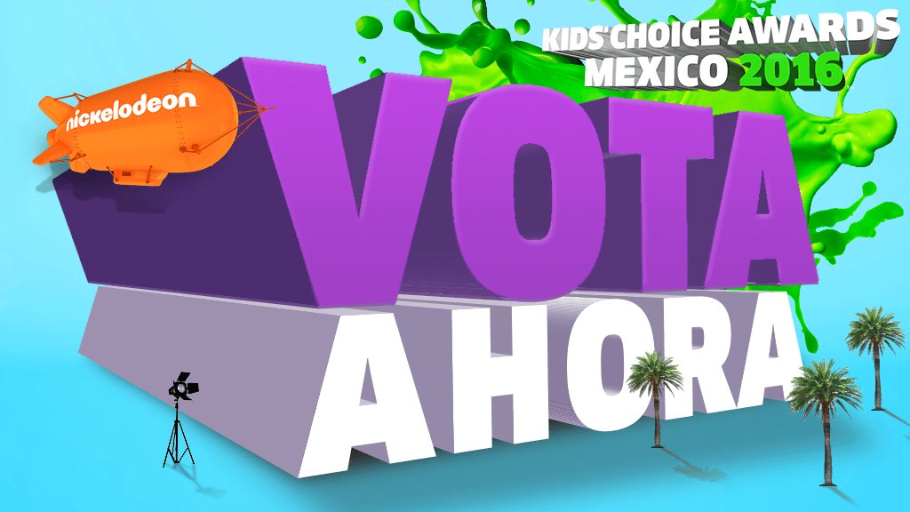 NickelodeonLA's tweet photo. ¡No dejes de votar! Estos son los últimos días y TÚ eliges a los ganadores. 😎
#KCAMexico
➡️ https://t.co/Z5VZ2uWfZ3 https://t.co/CfPhyZrCfj
