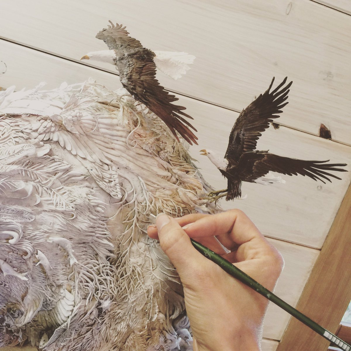 Because there is no such thing as too much detailing <3
ellenjewettsculpture.com #art #sculpture #ellenjewett #eagle