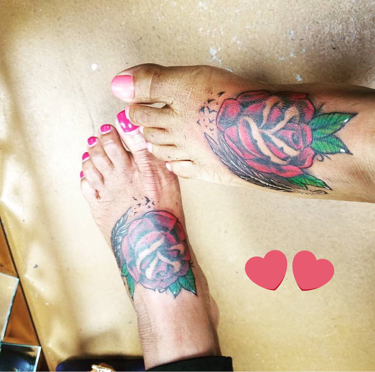 LatanyeB's tweet photo. Mother  daughter Tat!! Birds of a feather. Flock together. With love 💕 https://t.co/oVF2lfd49U
