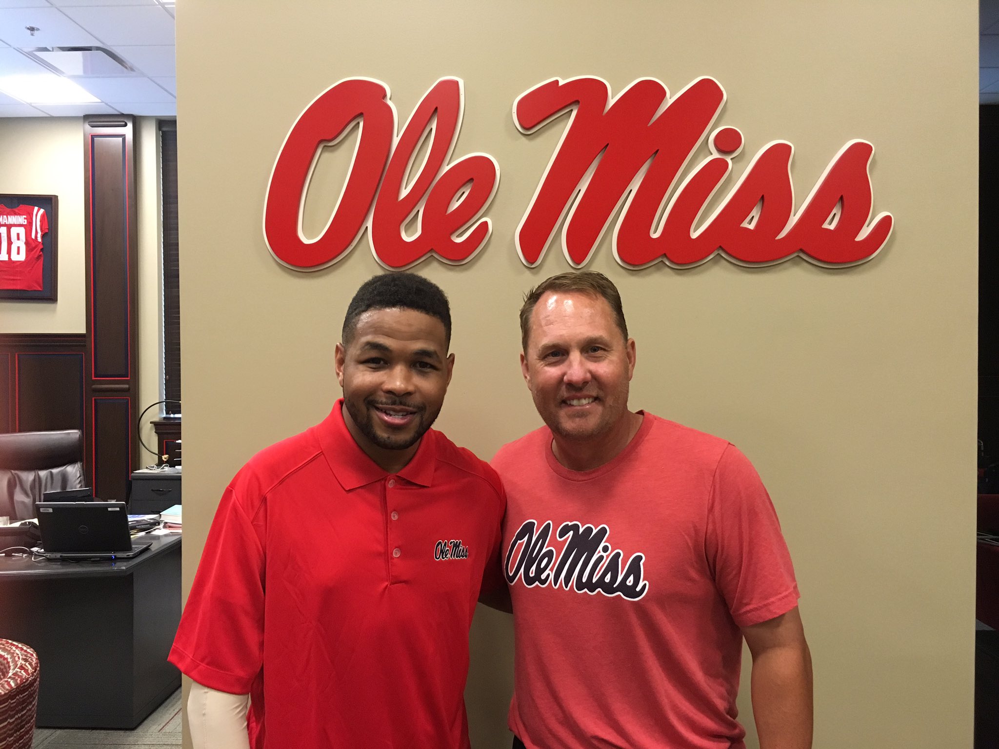 Hugh Freeze on Twitter "I have a new hero to look at with great