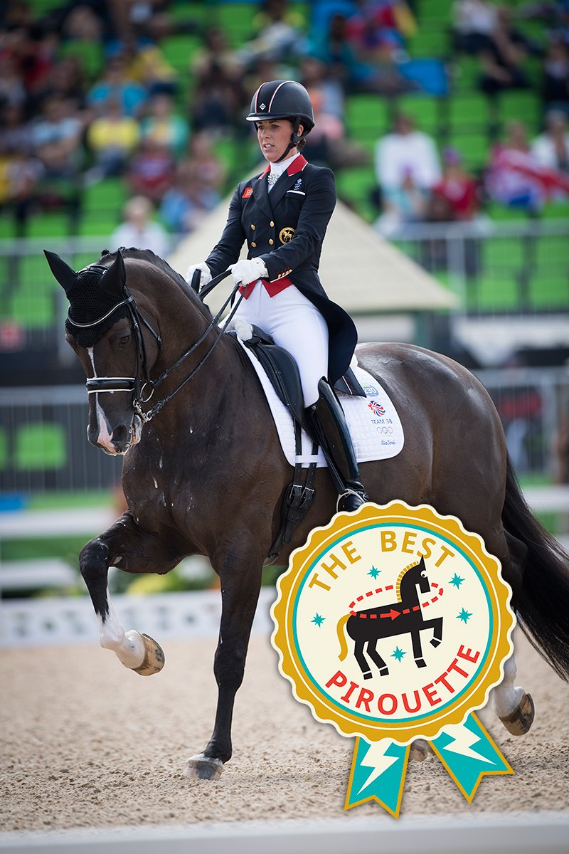 OlympicBilly_EN's tweet photo. Did you guys see how fun the #EquestrianDressage was? :) Almost as fun as the #BillyBadges winners: https://t.co/VU9eqNOs5T