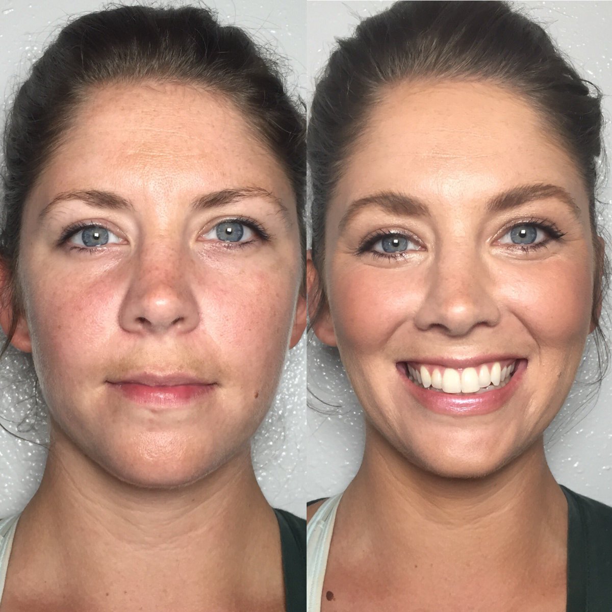 SkinByRachel's tweet image. Breathable makeup in this Texas heat! Before and after #veganmakeup #atxnaturalbeauty #skinbyrachelatx