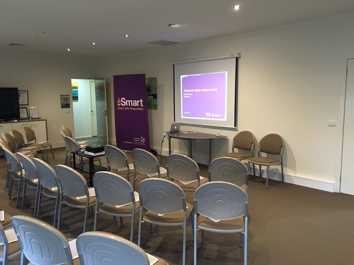 eSmart_AMF's tweet photo. Looking forward to a day of #cybersafety with schools in the sale area featuring @eSafetyOffice and @VicLegalAid https://t.co/mB8wsweype