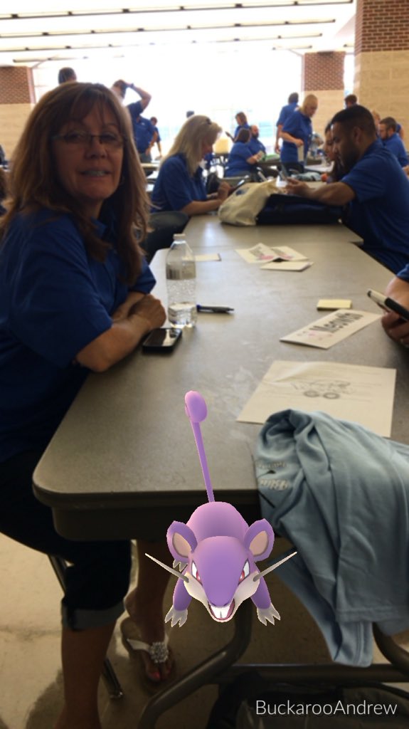 MrManningGHS's tweet photo. A rare Pokemon πππ with Ms. Dianne Davis! #whspokemongo https://t.co/1Ee9NEYFkW