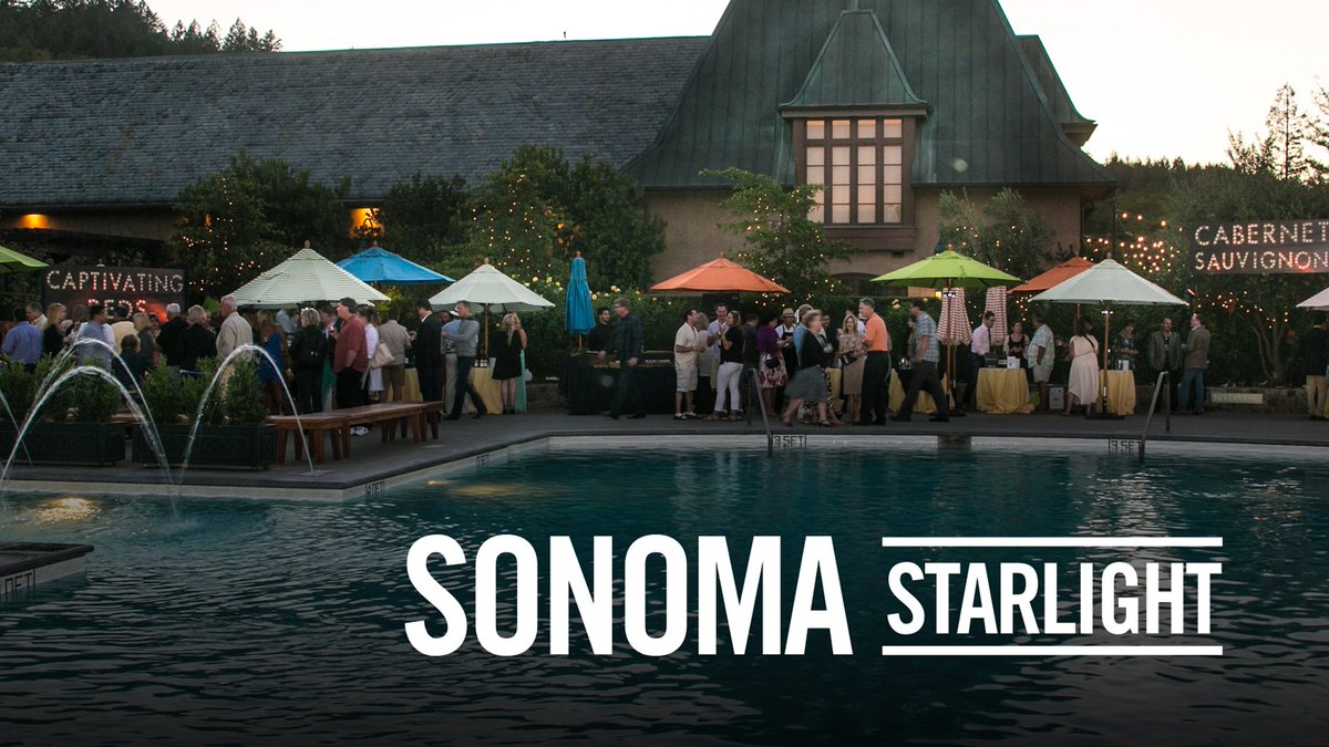coppolawine's tweet photo. If it had a roof, this party would raise it.
Sonoma Starlight - Sep. 2, 6:30pm @SonomaWCW https://t.co/xhSKLmCT3j https://t.co/BEShpEyFFt