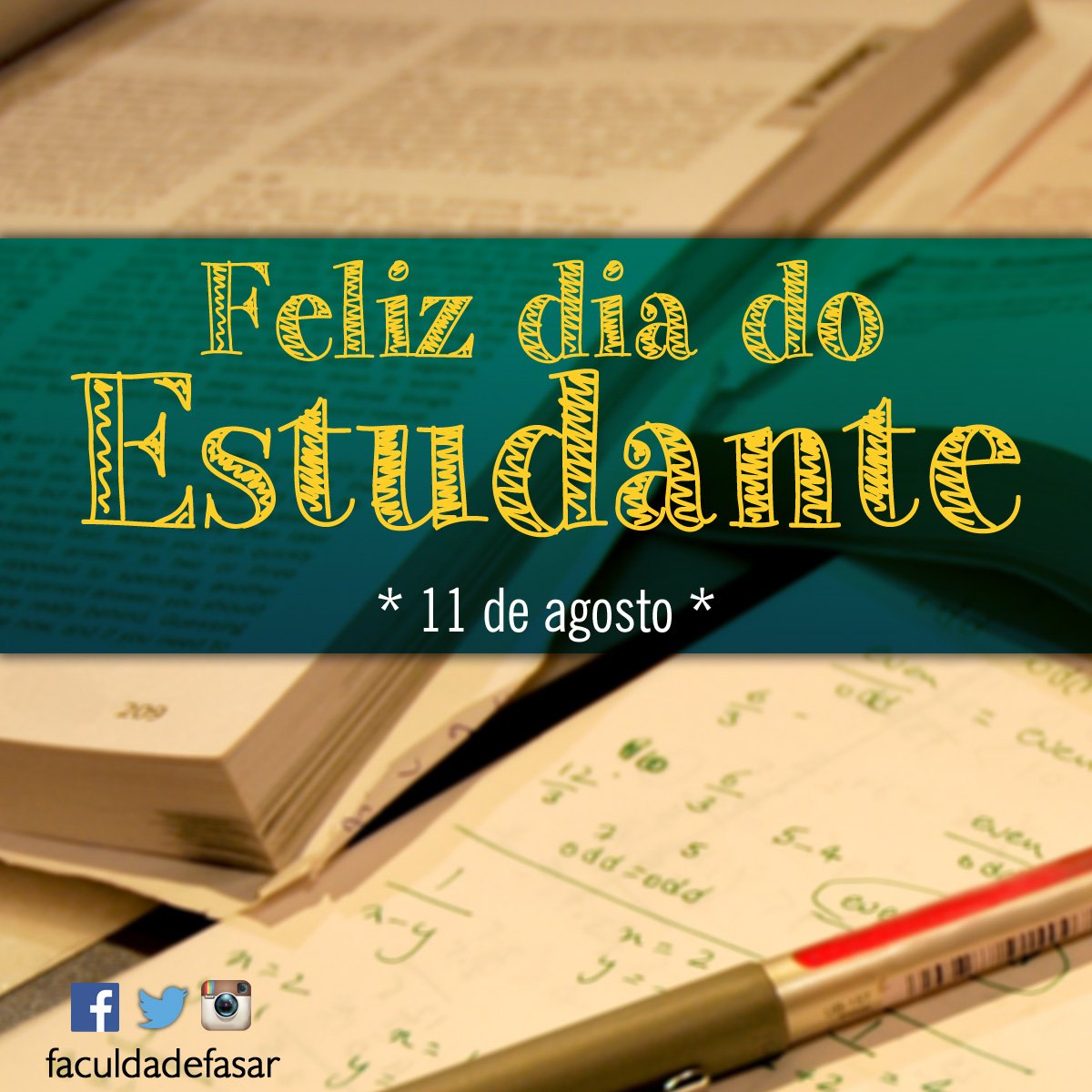 unifasar's tweet photo. Feliz dia do #Estudante
#FASAR https://t.co/g9jVhb1F4F