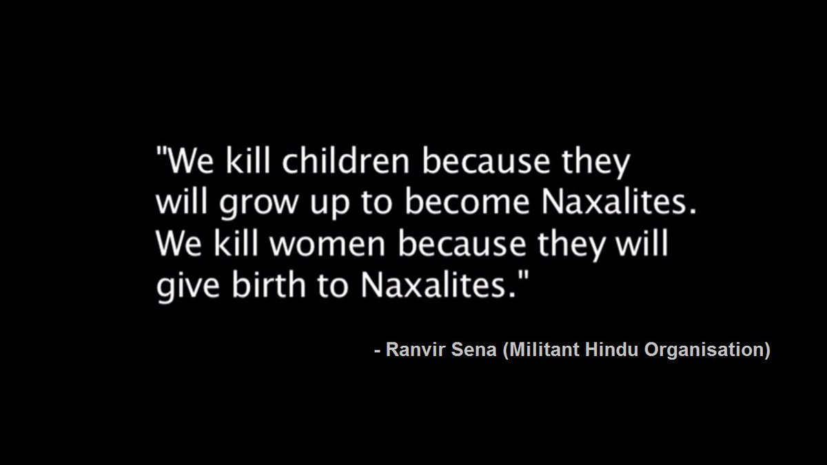 AmbedkarCaravan's tweet photo. Ranvir Sena in Bihar has killed many Dalits in past and was supported by BJP. https://t.co/GPbZ3iYkKr