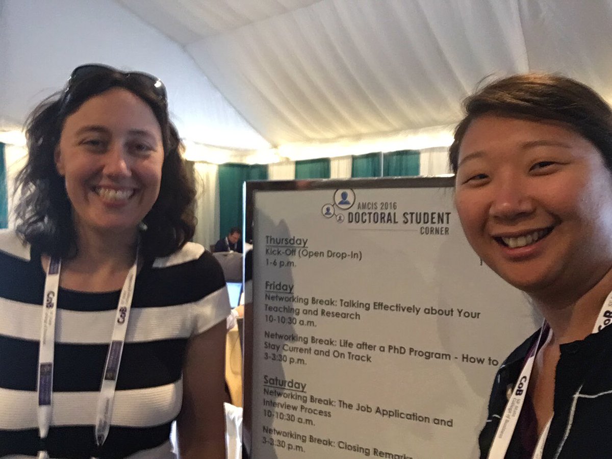 japye1's tweet image. Doctoral students! Come join us at the Doctoral Student Corner! @AISConnect #amcis2016 #AMCIS2016DSC