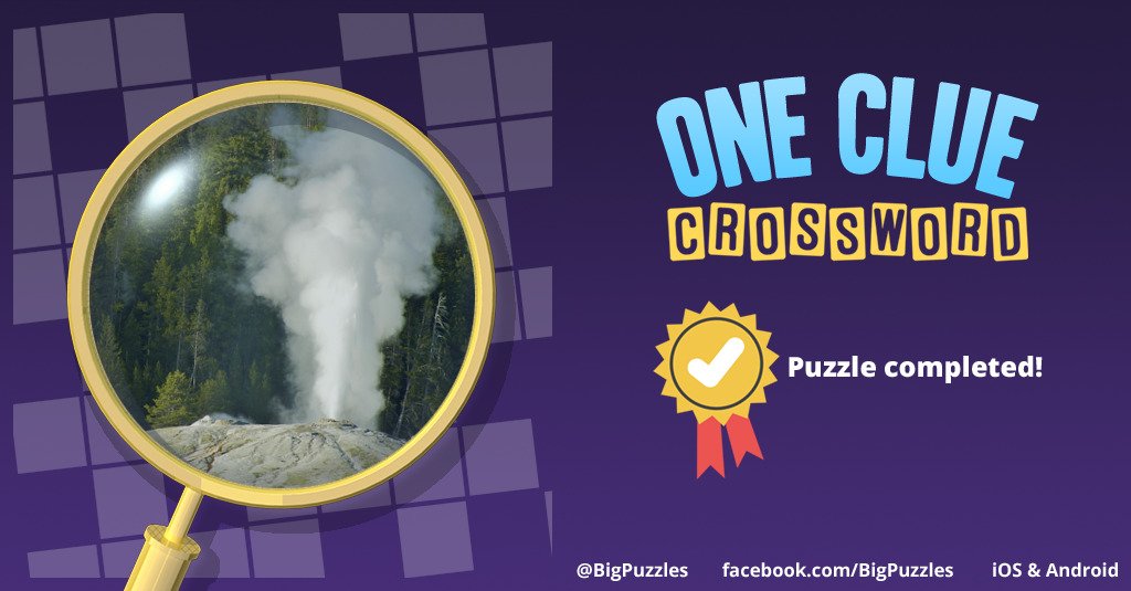 I completed a puzzle in One Clue Crossword. Play now for free!
onecluecrossword.com #OneClueCrossword