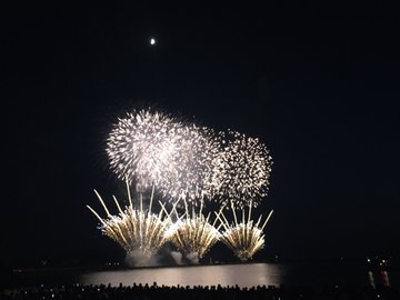三国花火大会22の混雑 渋滞状況や駐車場は 屋台や時間も 全国混雑ラボ