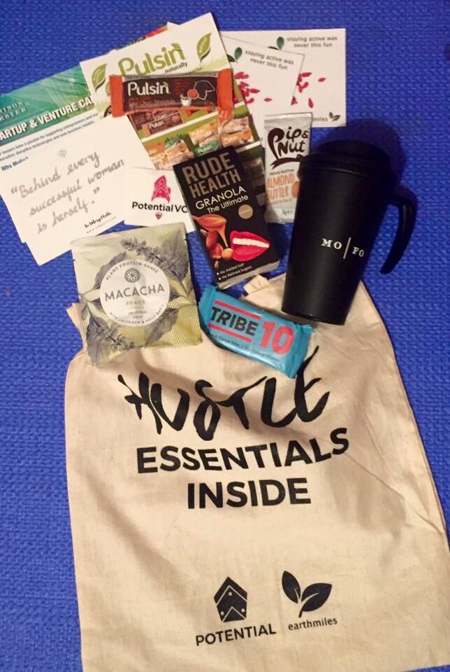 Coolest swag bag ever! Thank you <a href="/MoFoLLP/">Morrison Foerster</a> <a href="/Earthmiles_/">Earthmiles</a> <a href="/inkpact/">Inkpact</a> @pulsinandbeond @pipandnut @thetribeway <a href="/rudehealth/">RUDE HEALTH</a>