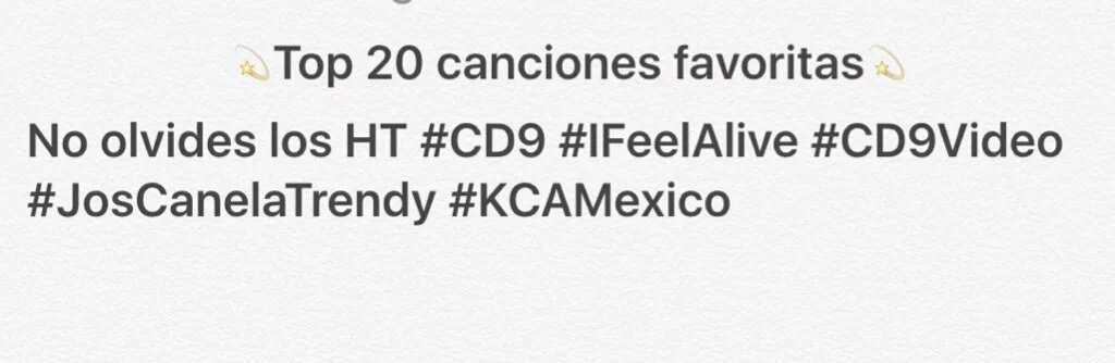anaisntonfire's tweet photo. Tb: @TeamoCD9 <3
Vamo hacerlo 
#CD9 #IFeelAlive #CD9Video #JosCanelaTrendy #KCAMexico https://t.co/inhqqYjQEa