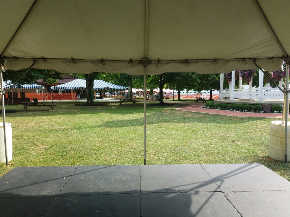 miserableidiot's tweet photo. View from the stage that was set up today for this Saturday! https://t.co/P2zIZtTeix