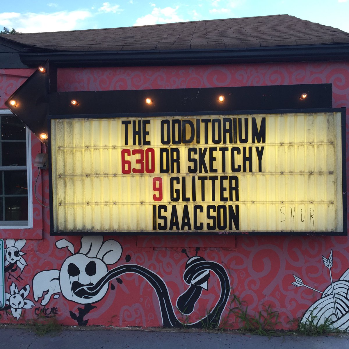 Tonight at @AVLOdditorium in Asheville, NC!