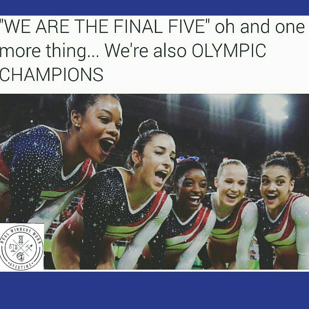Explore8am's tweet photo. We are the Champions my friend and We'll keep fighting til the end. #explore8am #Rio2016 #Olympics #RWWO https://t.co/ZlTAz7f8nL