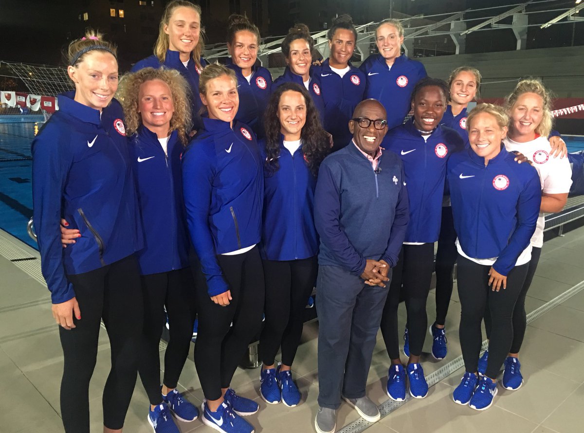 The #TeamUSA <a href="/USAWP/">USA Water Polo</a> women are awesome! I interviewed them for a piece next week on <a href="/TODAYshow/">TODAY</a> #RioTODAY #rio