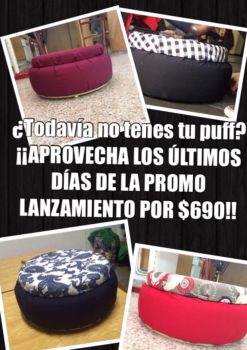 Econeu_sr's tweet photo. ¿¿QUE ESPERAS PARA TENER TU PROPIO PUFF??? APROVECHÁ LOS ULTIMOS DIAS DE LA PROMO LANZAMIENTO A SOLO $690!! #Ej2016 https://t.co/97sJL1hbwc