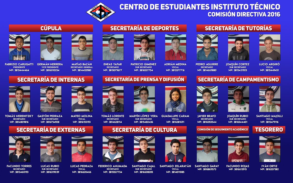 BOCAFANS07's tweet photo. Esta es la conformación actual del CEIT. Les dejamos los teléfonos de cada uno de ellos por cualquier consulta. https://t.co/BhgD2foFUw