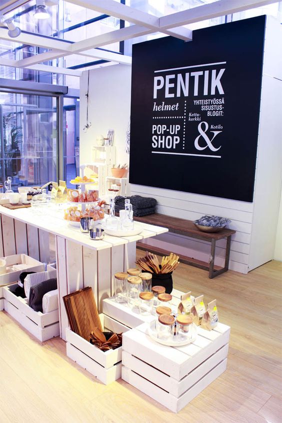 PopUP_Now's tweet photo. A cute pop up made we re-used wooden boxes! #Creative #PopUpNowNZ https://t.co/GHKT1RHeUS