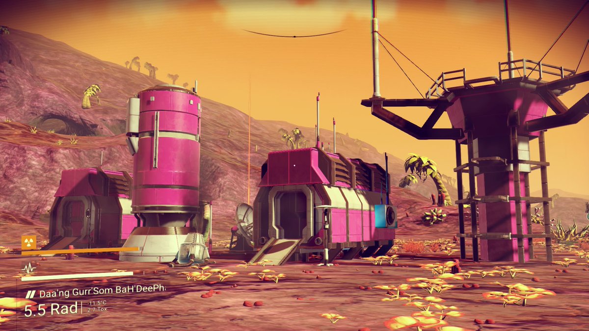 Camryn_Poe's tweet photo. All your Pink Base belong to us! @hellogames #NoMansSky #PinkBass  #PS4share https://t.co/HrKE9En9yJ