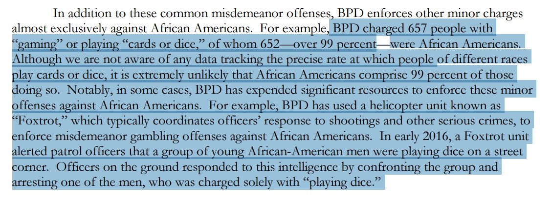 capptoronto's tweet photo. Baltimore police use helicopters for the important purpose of...stopping dice games. 
#BlackLivesMatter https://t.co/QoNf2KWnpG