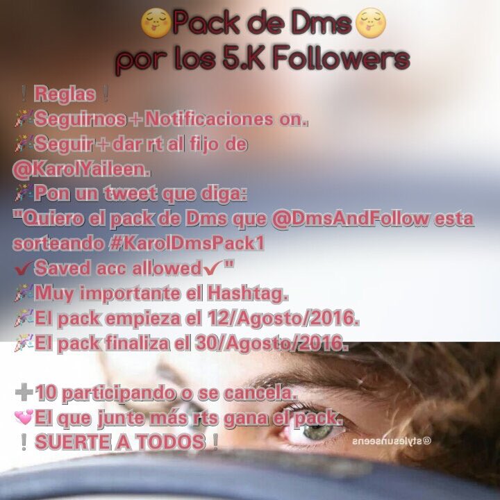 vbl214's tweet image. Quiero el pack de Dms que @DmsAndFollow está sorteando #KarolDmPack1 
Saved Accs permitidas✅