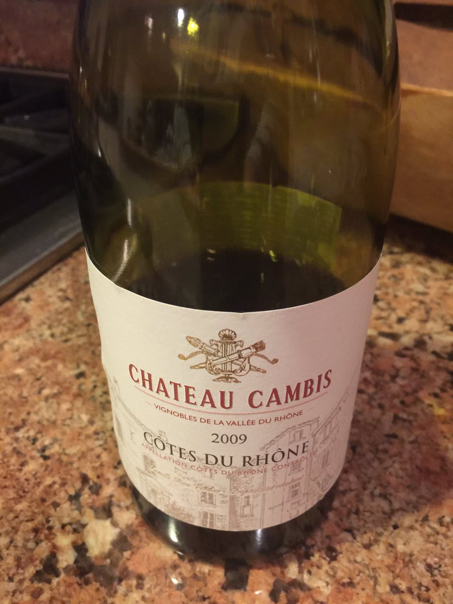 JohnFarrell3's tweet image. Hey @jack_farrell this is for you! 2009 Ch Cambis Cotes du Rhone with BBQ lamb chops. Taught me well! Crazy Good!