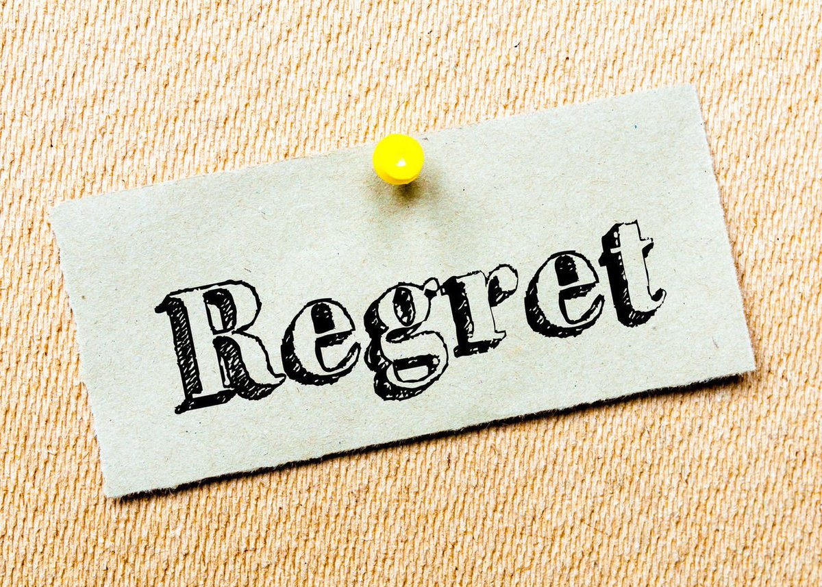 michaelyardney's tweet image. Is it possible to live a life without regrets? Find out with our infographic: bit.ly/2aAleOO