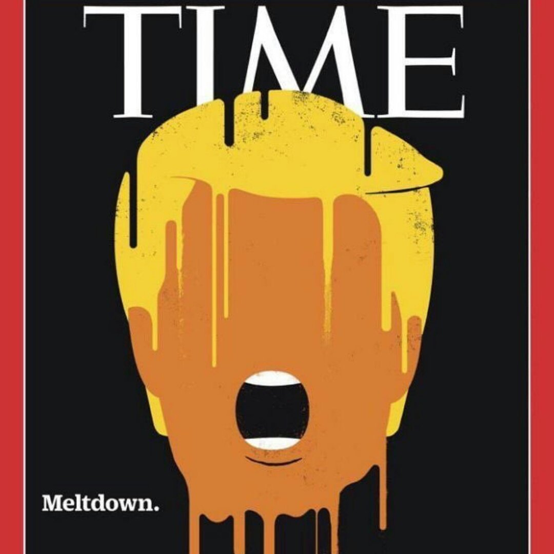 bittroldcatlady's tweet photo. Now Trump will ban Time reporters from his rallies. #censorfail #DumpTrump #arrogance #idiotTrump https://t.co/nsHr0c0HmY