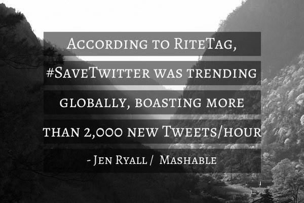 osakasaul's tweet image. How #SaveTwitter amplified fears Twitter was shutting down - @jennijenni /  Mashable rite.ly/XIDr #hype