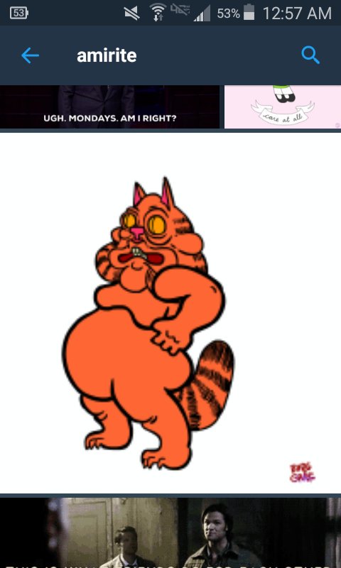 So.
I was looking for funny gifs for "amirite"
And I see this
