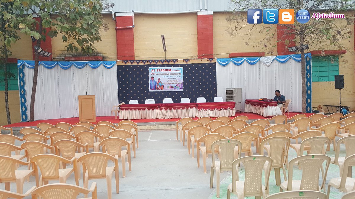ajstadium's tweet photo. Our 29th Annual General body meeting https://t.co/XBCIaIagDu